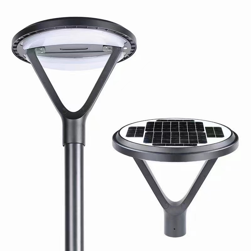 40W solar garden light with 4m pole