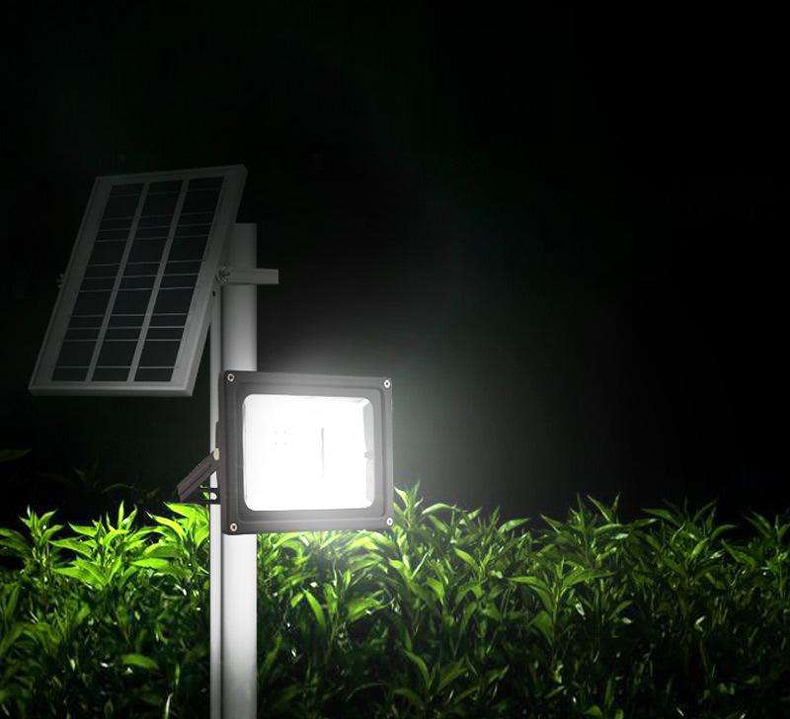 20W PIR sense solar flood light