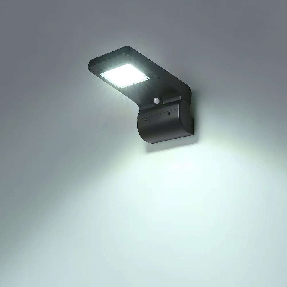 2023 new design 15W PIR motion sensor solar wall light